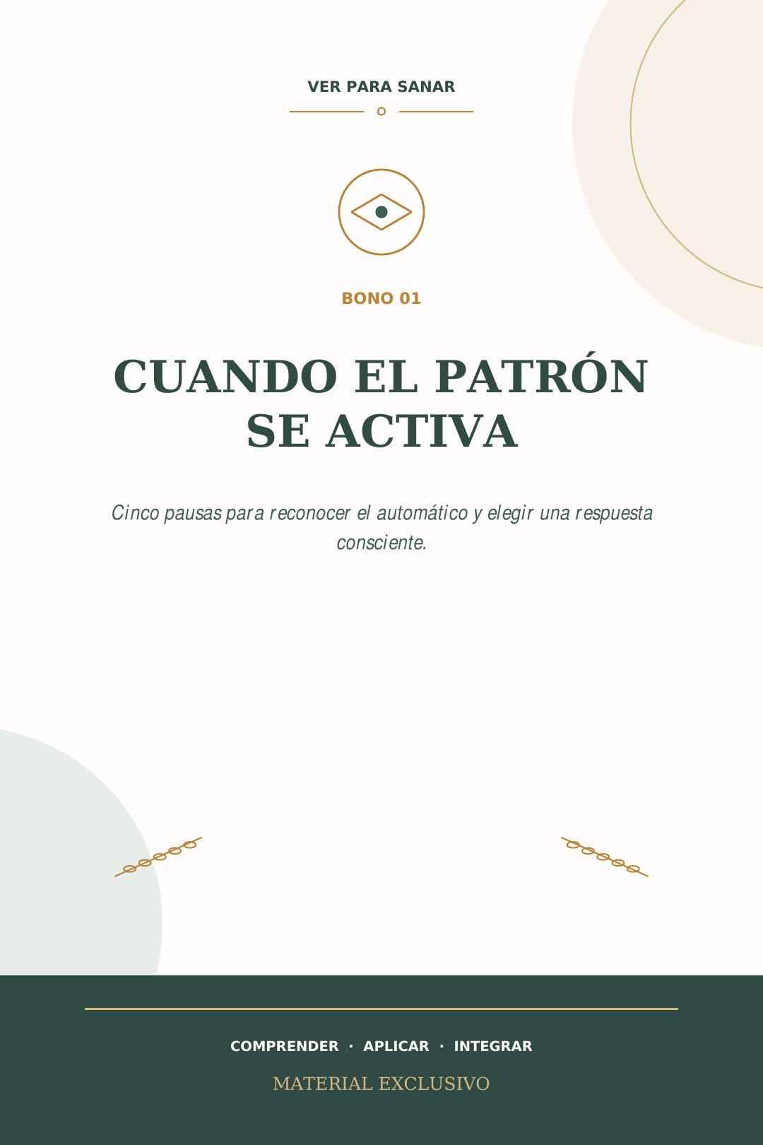 Portada del bono Cuando el patrón se activa