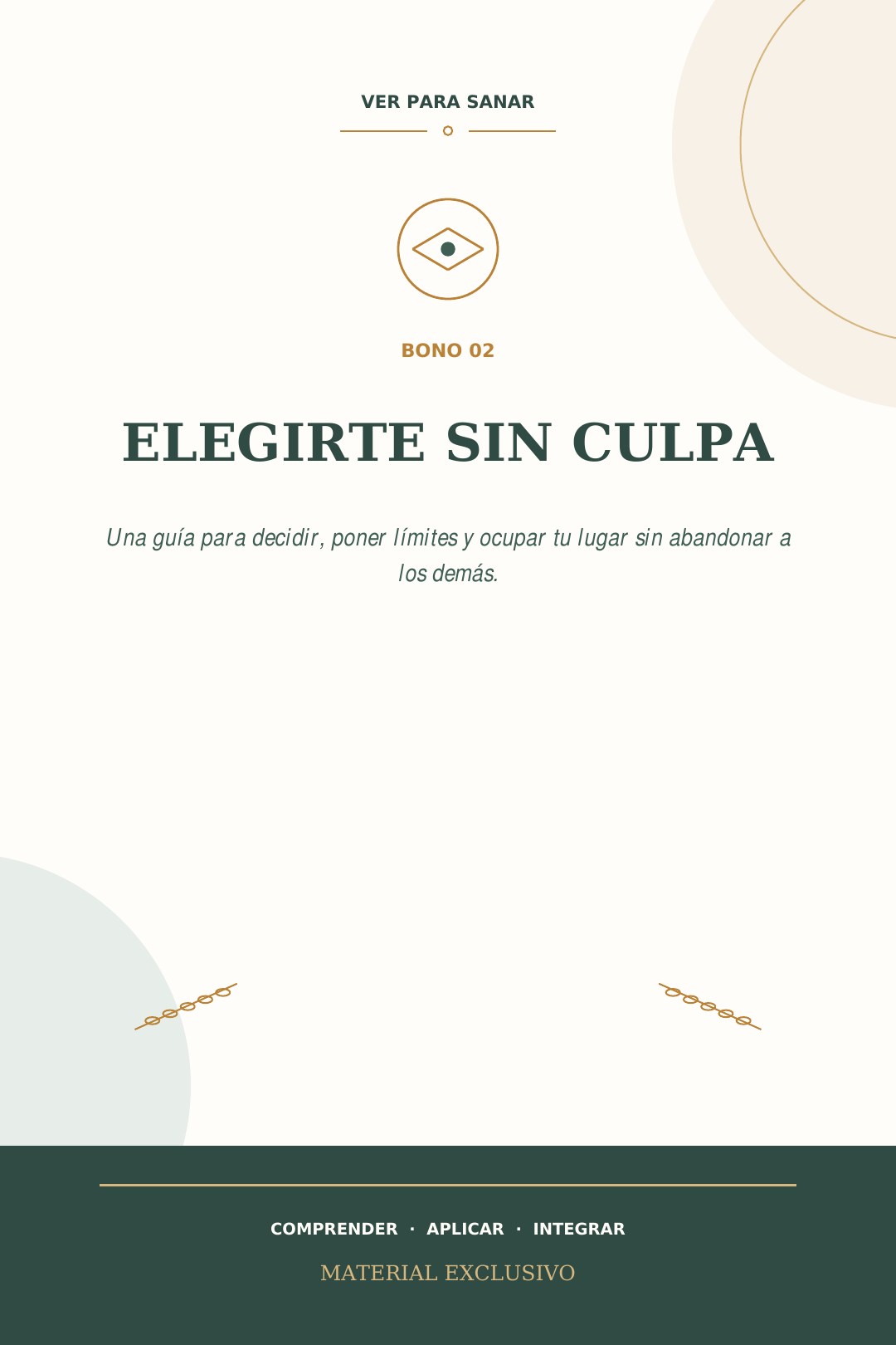 Portada del bono Elegirte sin culpa