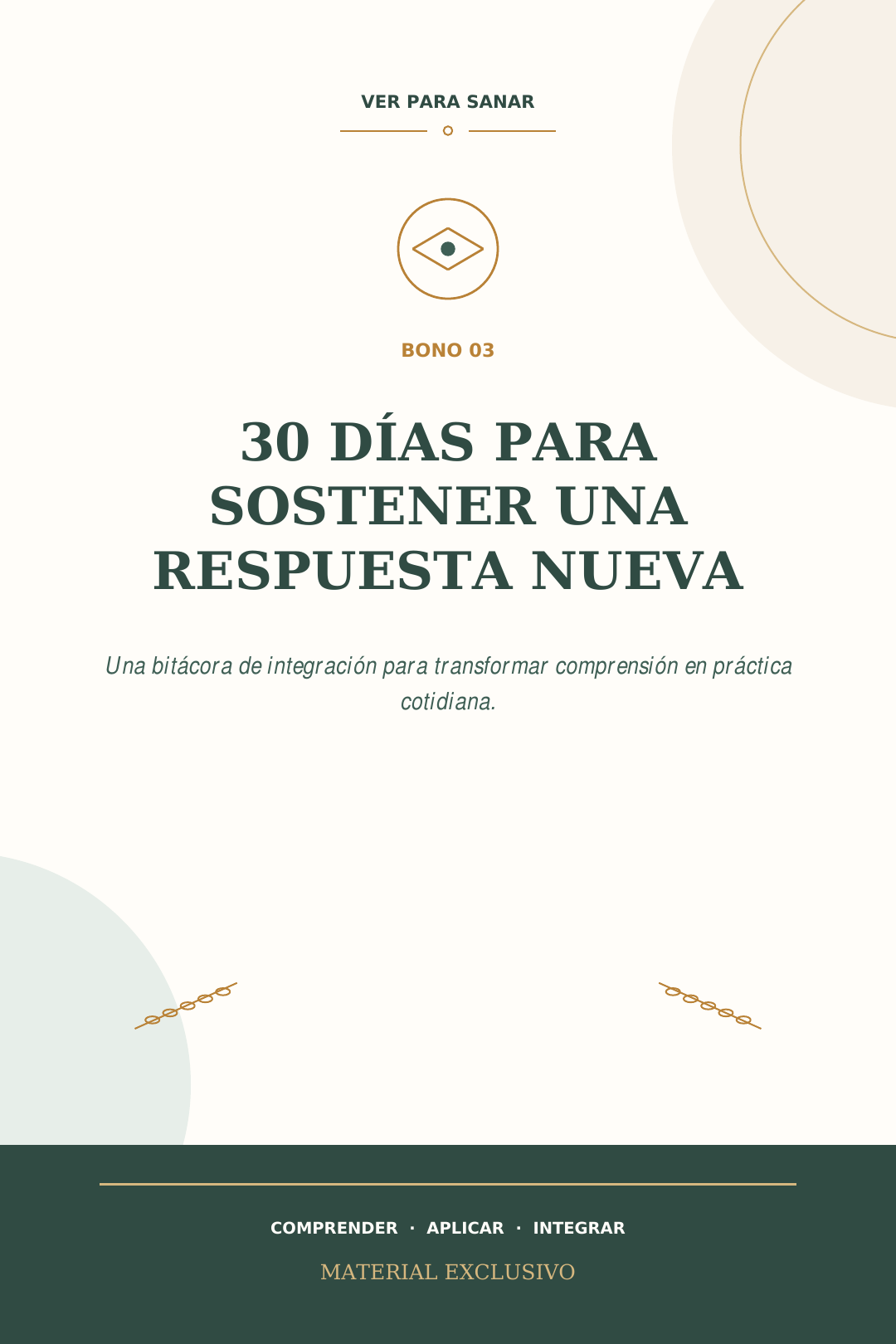 Portada del bono 30 días para sostener una respuesta nueva